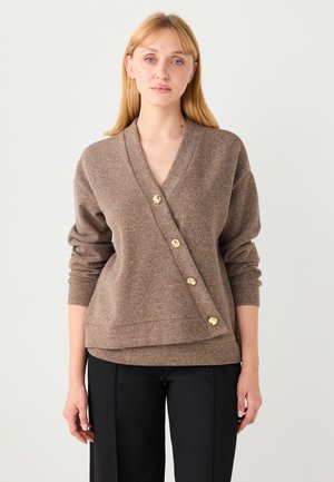Strickjacke - beige