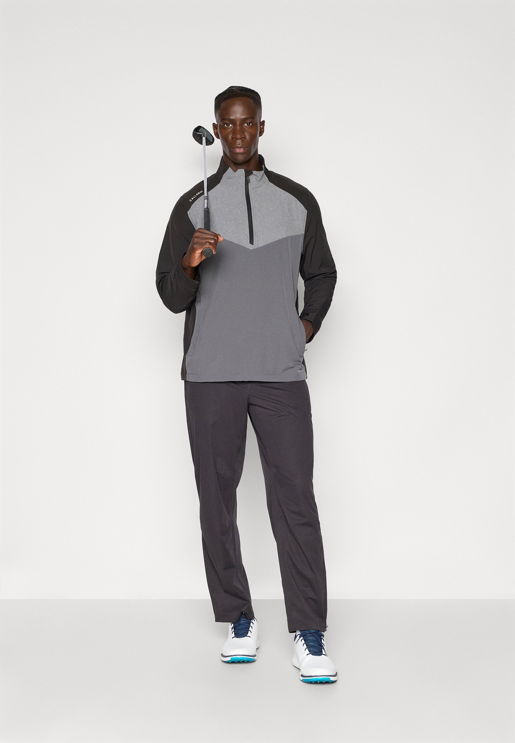 Callaway 1/2 ZIP JACKET - Windbreaker - caviar/black - Zalando.ie