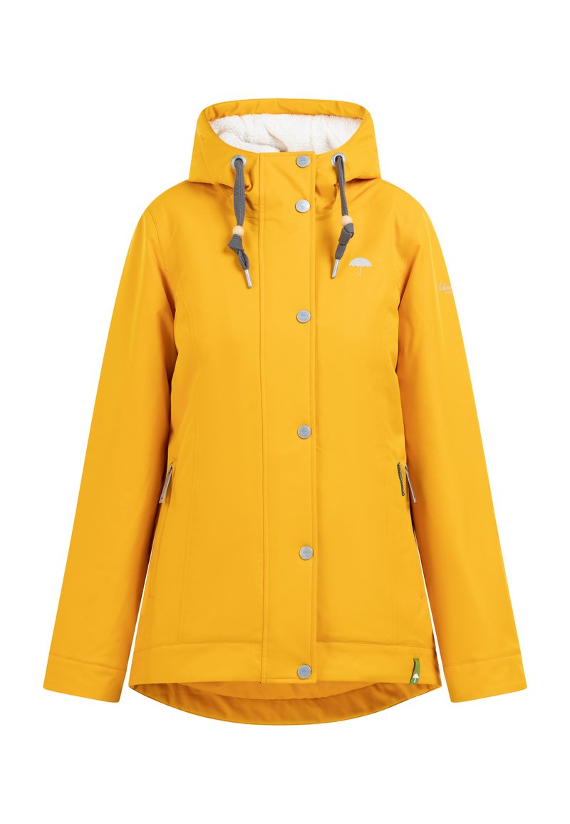 Schmuddelwedda Wintermantel mosterdgeel