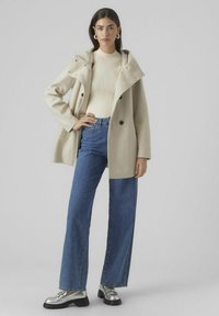 Vero Moda VMFORTUNE SHILA NOOS - Pitkä takki - oatmeal