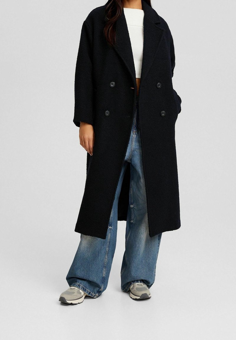 Bershka Klassisk kappa / rock - black