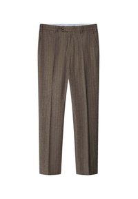 Façonnable STRIPED - Pantalones - mud brown