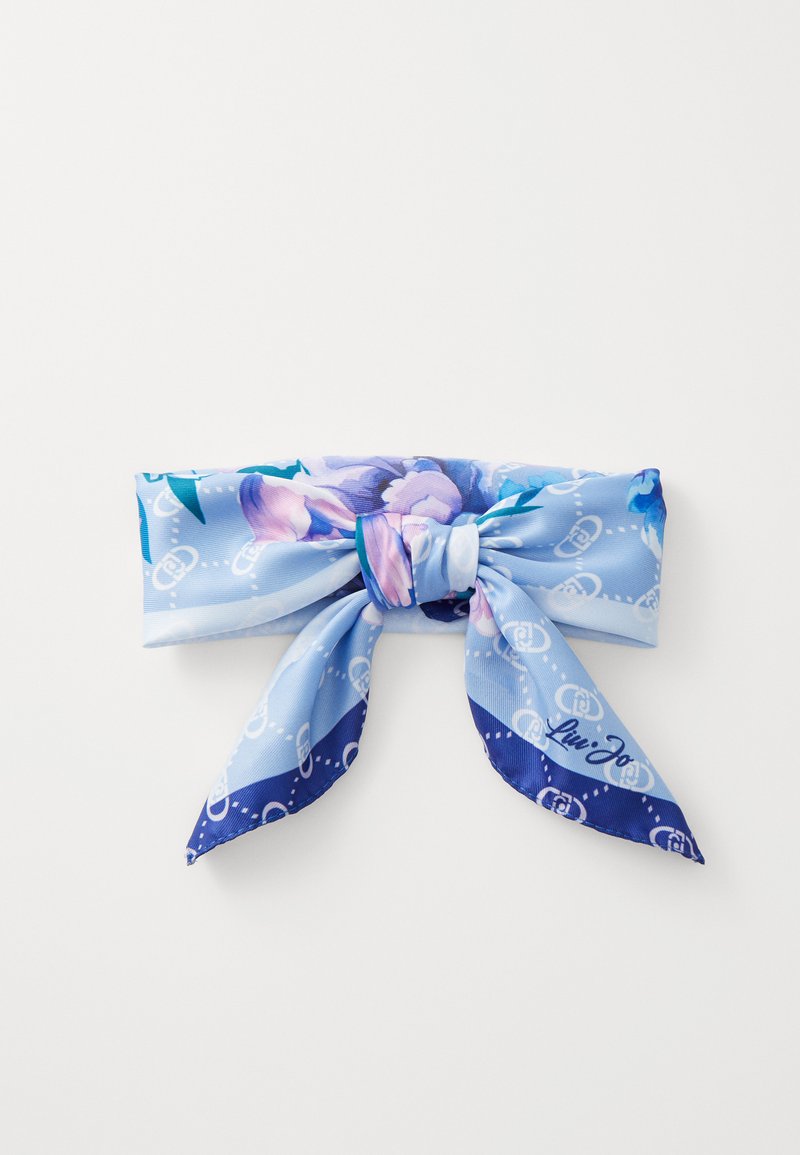 LIU JO FOULARD FLOWER CORNER  - Foulard - cielo