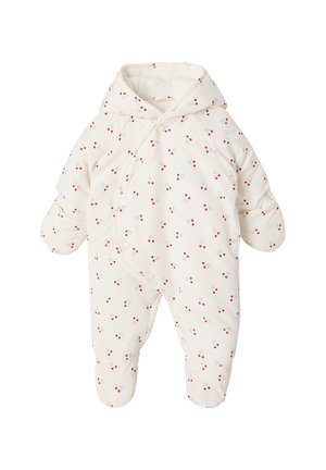 Vertbaudet, VERTBAUDET COMBINAISON PILOTE CAPUCHE NAISSANCE - Snowsuit - ecru