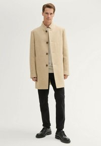 TOM TAILOR Cappotto classico - big beige herringbone optic