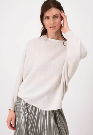 MIT FLEDERMAUSÄRMEL - Strickpullover - beige