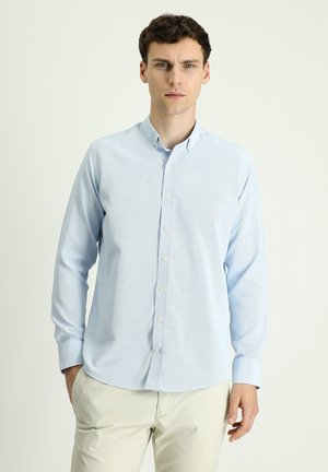 MIKRO-MUSTER UND GEKNOPFTEM KRAGEN  - Hemd - turquoise
