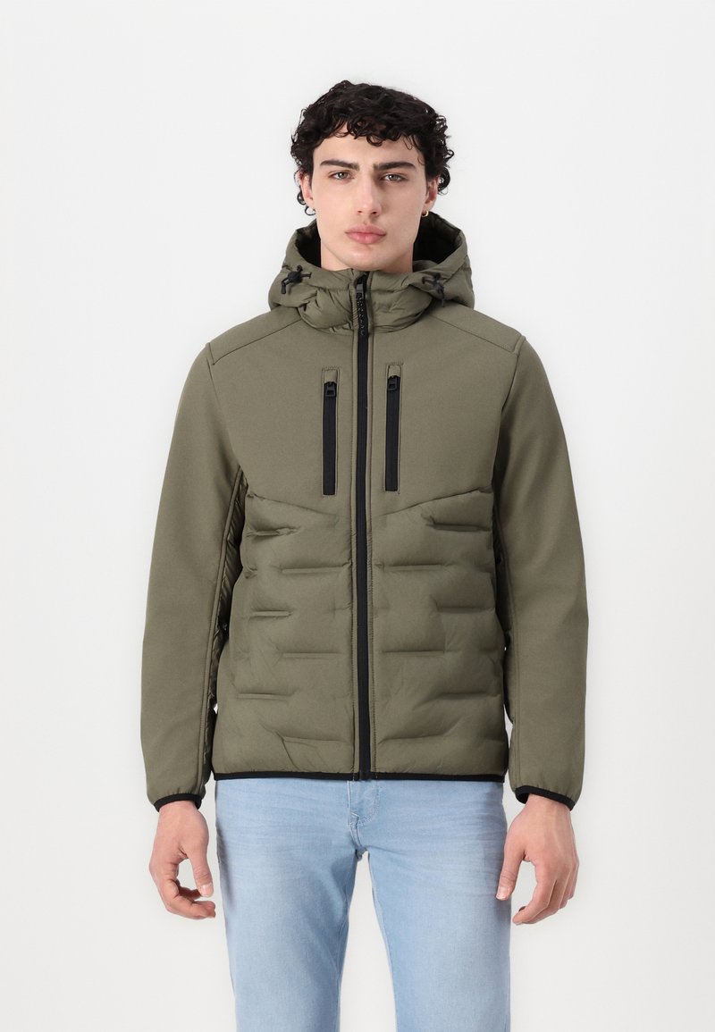 TOM TAILOR DENIM HYBRID JACKET - Könnyű dzseki - jungle soil green