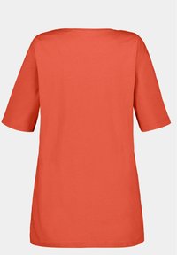 Ulla Popken PLUS SIZE SHORT SLEEVE TEE  - Basic T-shirt - mattes kupferorange