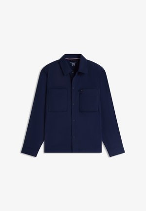 Tommy Hilfiger, SPORTY TECH SHIRT JACKET PERFORMANCE - Giacca leggera - carbon navy