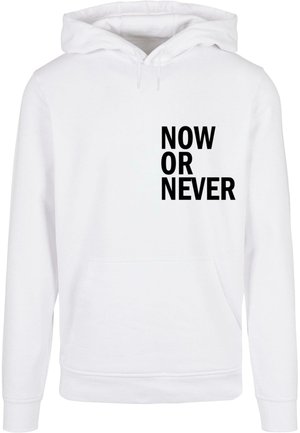 NOW OR NEVER BASIC - Hoodie - white