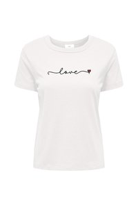 JDY 2 PACK MODISCHES KURZARM
 - T-Shirt print - weiß-2