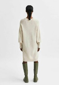 Selected Femme SLFLULU DRESS O NECK - Obleka/pulover - birch