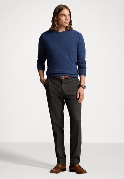 Polo Ralph Lauren WOOL CREWNECK SWEATER - Pulover - rustic navy heather