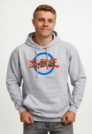 Henry Tiger, YU GI OH! MAGIC CIRCLE LOGO GRAPHIC - Hættetrøje - heather grey