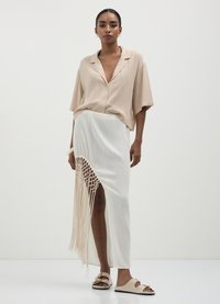 Calliope TINTA UNITA - Camicia - beige