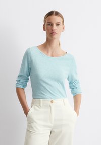 Marc O'Polo BOAT NECK - Pikkade varrukatega topp - morning sky