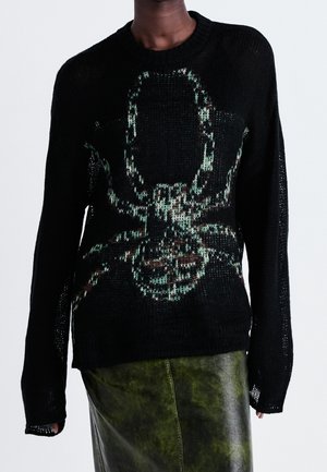 Strickpullover - black