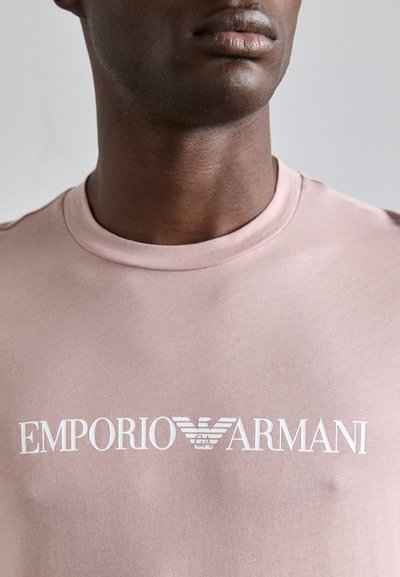 Emporio Armani T-shirt estampada - nude