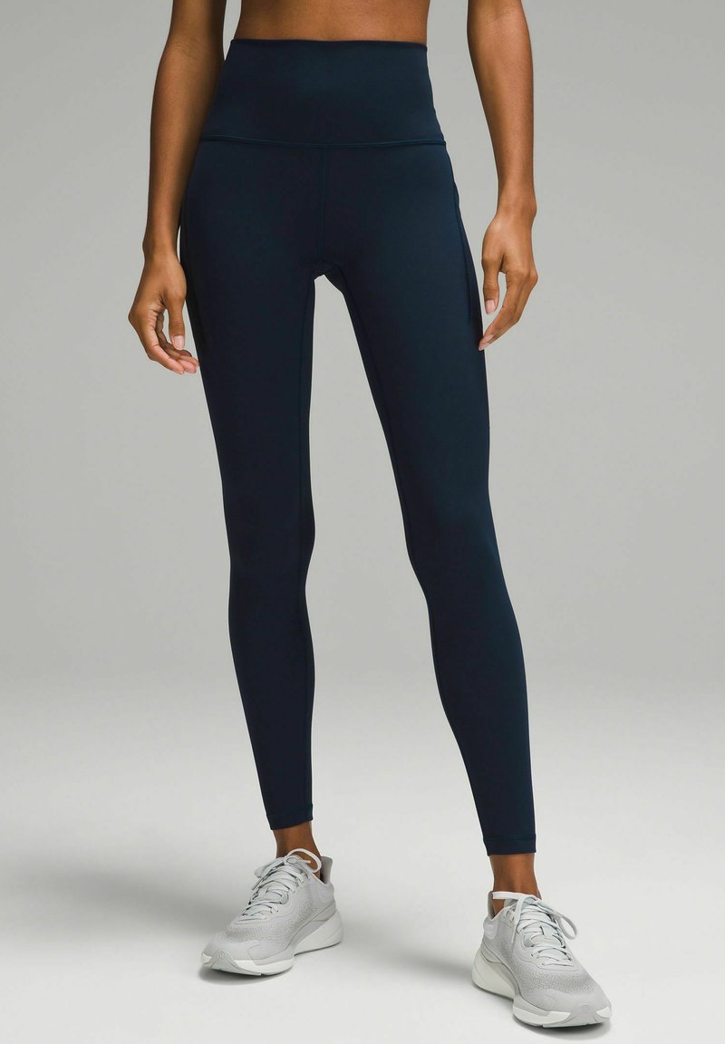 lululemon WUNDER TRAIN HR TIGHT 71CM *POCKETS - Tights - true navy