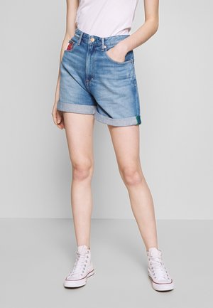Jeansshort - light-blue denim