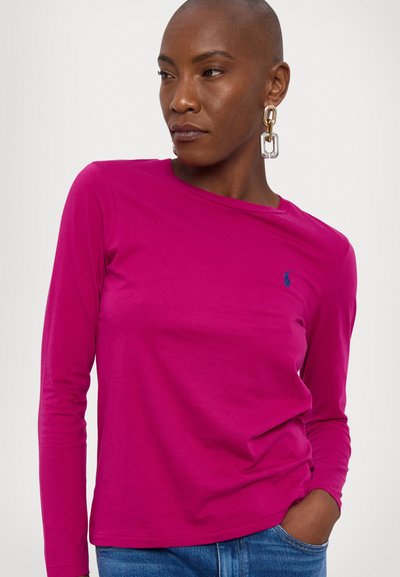 Polo Ralph Lauren LONG SLEEVE - Ilgarankovis viršutinės dalies drabužis - fuschia berry