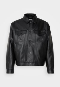 JACKET - Kunstnahast jakk - black