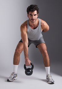 Pier One Sport ESSENTIAL MUSCLE VEST WITH RACER BACK - Viršus - grey