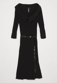OFF SHOULDER FISHTAIL DRESS  - Trikotaažkleit - black