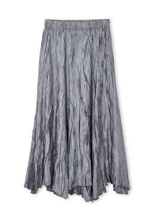 Ipekyol, IPEKYOL SKIRT FLARED SKIRT WITH WRINKLE EFFECT - Falda larga - grey