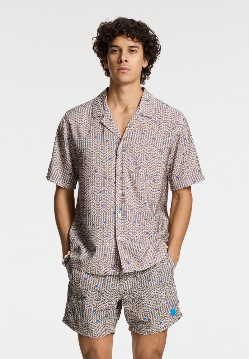 Shiwi - GEO STORM - Shirt - beige geo storm, Enlarge