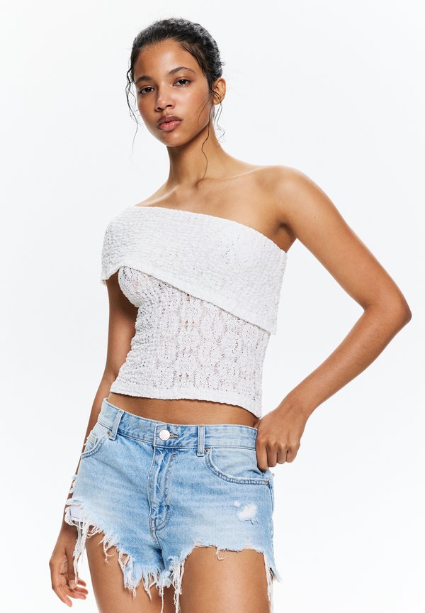 TEXTURED ASYMMETRIC - Bluse