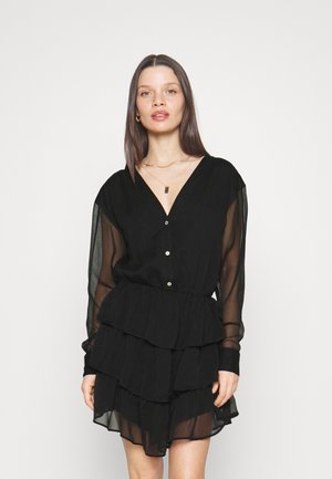 Gina Tricot Petite MIRR DRESS - Päevakleit - black