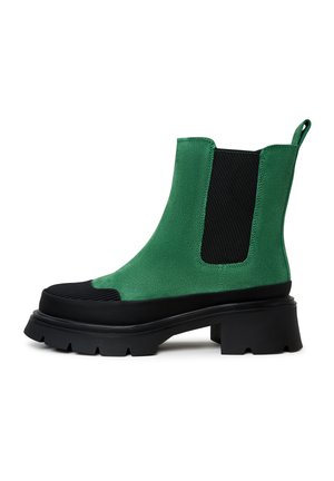 Botines con plataforma - green