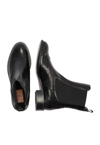 DreiMaster Botine cowboy/biker - schwarz