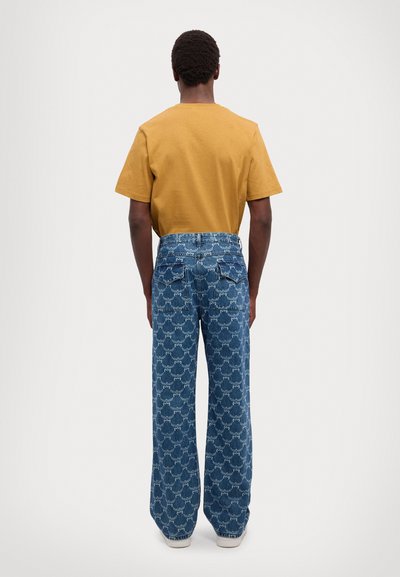 MCM DENIM  - Brīva piegriezuma džinsi - indigo