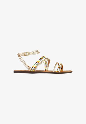 Manebí, ANKLE STRAP - Sandali - gold-coloured