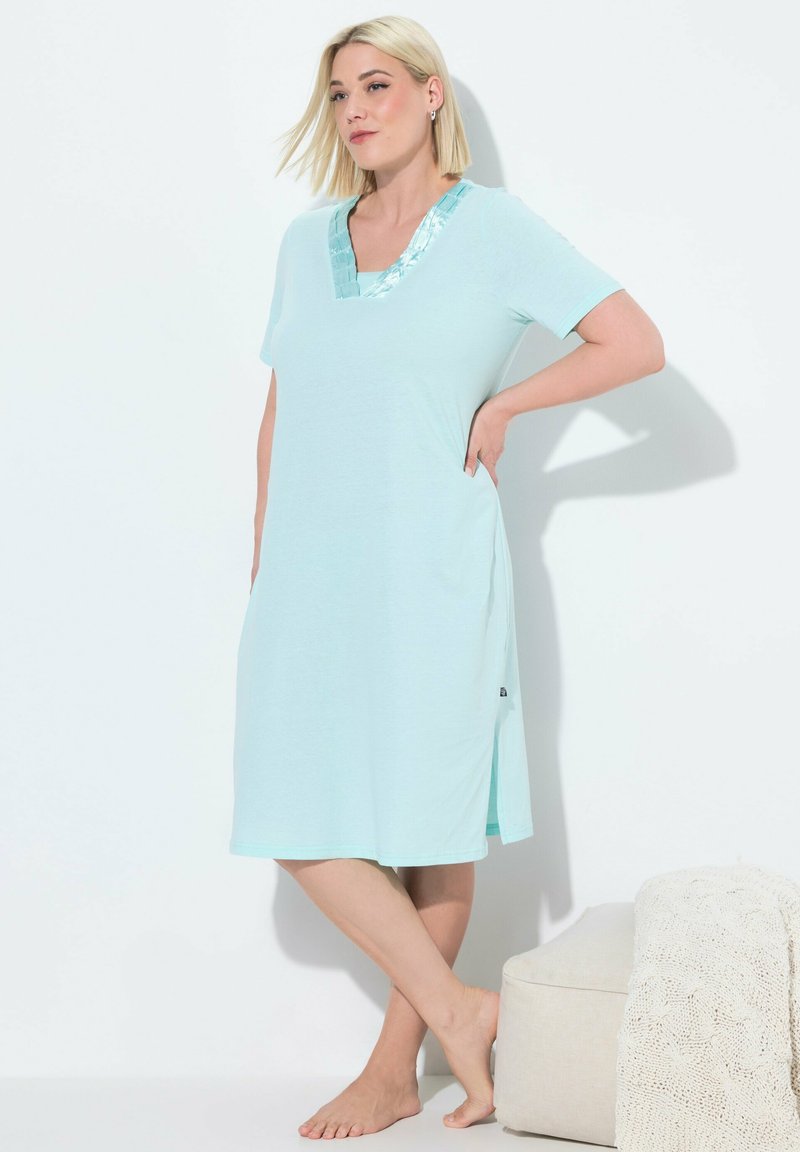 Ulla Popken TRIM SHORT SLEEVE Chemise de nuit Nuisette light