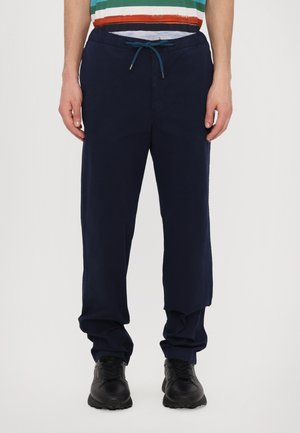 DRAWSTRING TROUSER - Chinos - very dark navy