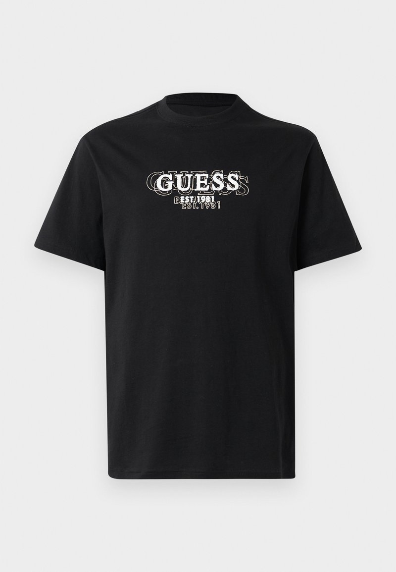 Guess T-shirt print zwart
