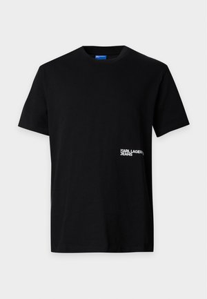 Karl Lagerfeld Jeans, BIG MONOGRAM TEE - Μπλουζάκι με στάμπα - black