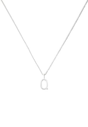 HALSKETTE MIT KLEIN INITIAL CHARM SILBER (A-Z) - Halskette - silver coloured