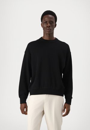 JCOCONCRETE BACK PRINT CREW NECK - Melegítőfelső - black