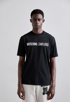 MOSCHINO Μπλουζάκι με στάμπα - fantasia nero