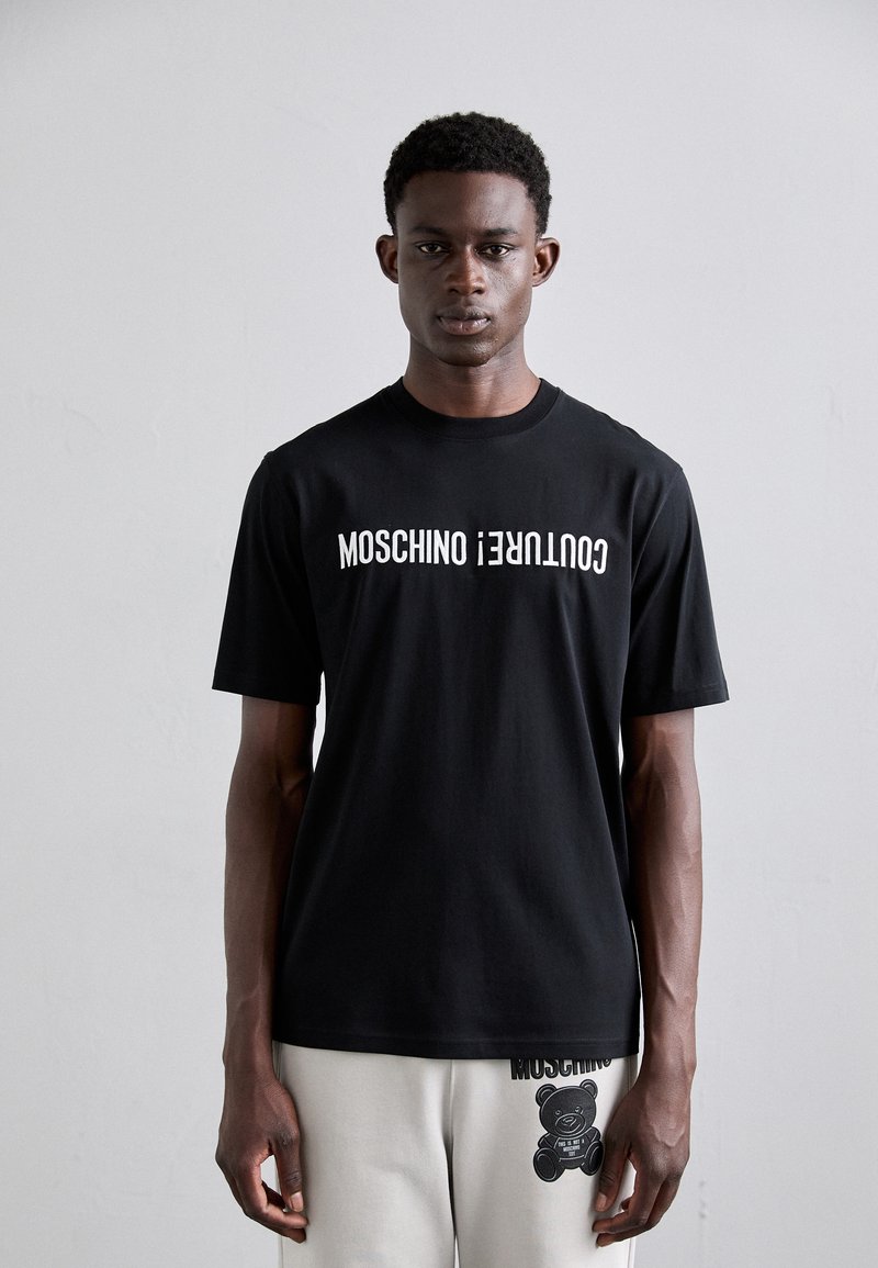 MOSCHINO Μπλουζάκι με στάμπα - fantasia nero