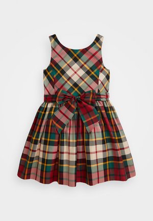 WOVEN-FIT & FLARE-DRESSES - Denné šaty - red cream multi