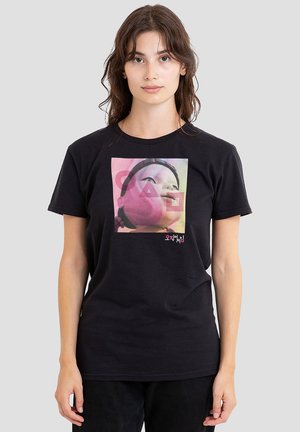 SQUID GAME LIGHT PORTRAIT - Print T-shirt - black