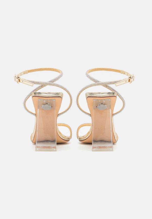 VEENO - High heeled sandals - gold mirror4