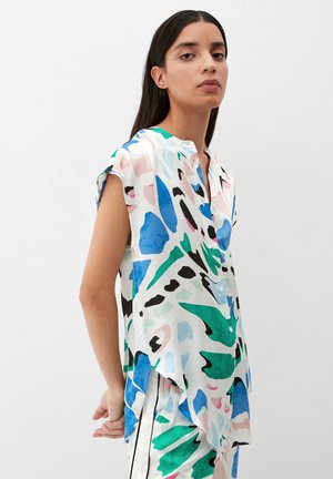 MIT ALLOVER MUSTER - Blouse - ecru