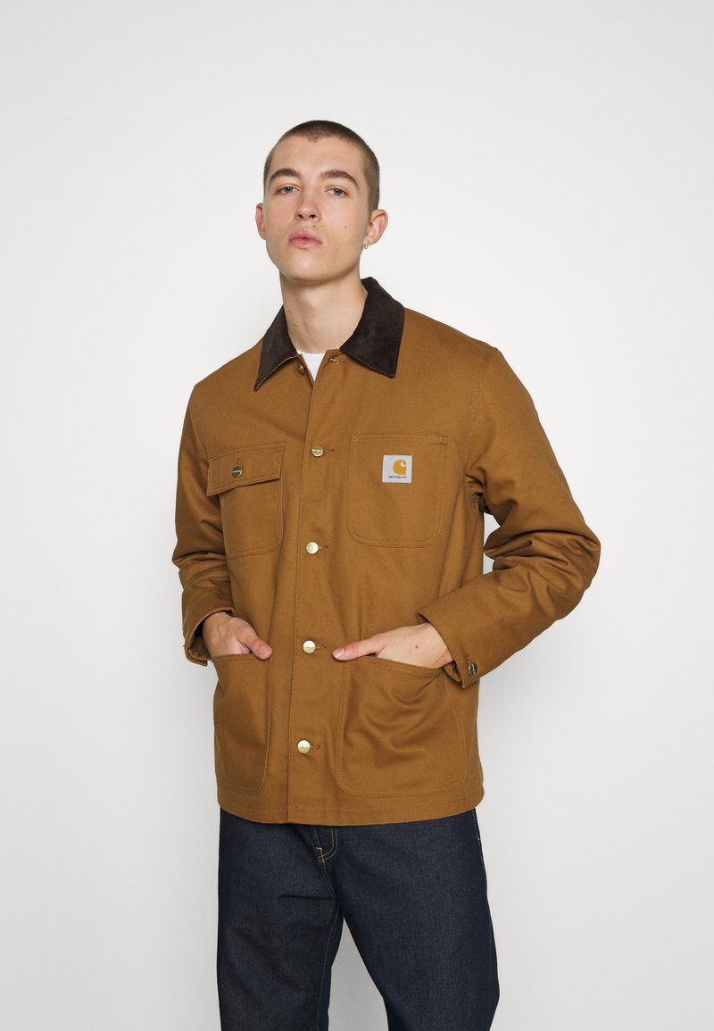 Carhartt WIP MICHIGAN COAT DEARBORN - Casaco leve - hamilton brown/tobacco rigid